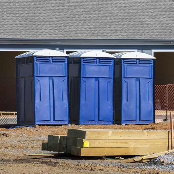 how do i determine the correct number of porta potties necessary for my event in New Chester